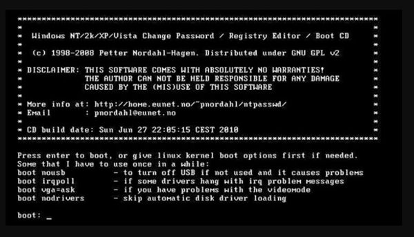 free windows 7 password recovery tool