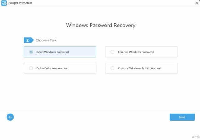 reset windows password