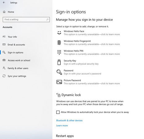 how to remove windows 10 password