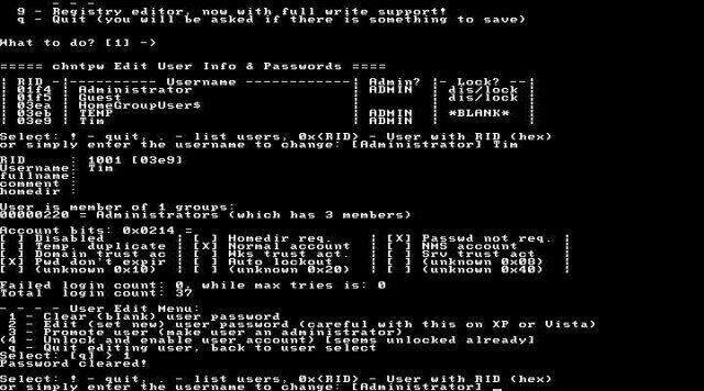 password reset lazesoft alternatives