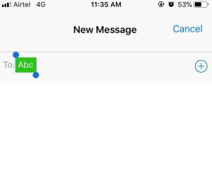 The copied text will be pasted her