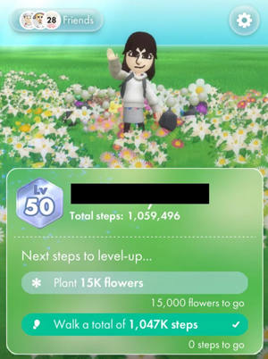 Pikmin bloom leveling Up