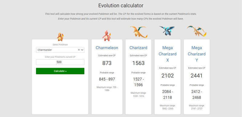 How to Use Pokemon Go Evolution Calculator
