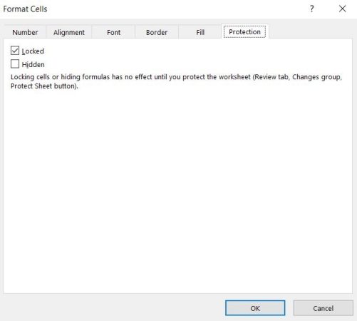 protection to locked