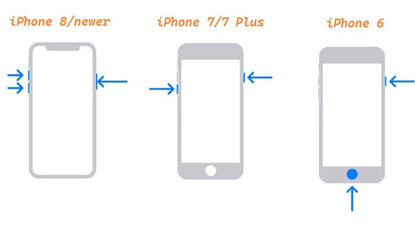 Put iPhone into Recovery Mode to fix iPhone screen frozen can’t turn off