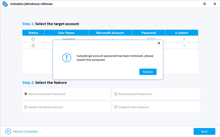 how to remove windows 10 password