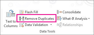 how to remove duplicates in excel