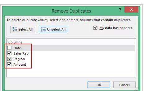 remove excel duplicates