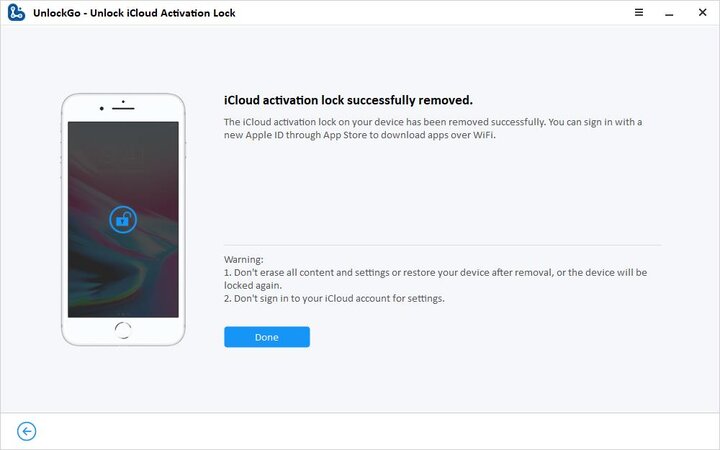 unlock iPhone 6/6 Plus iCloud lock successfully