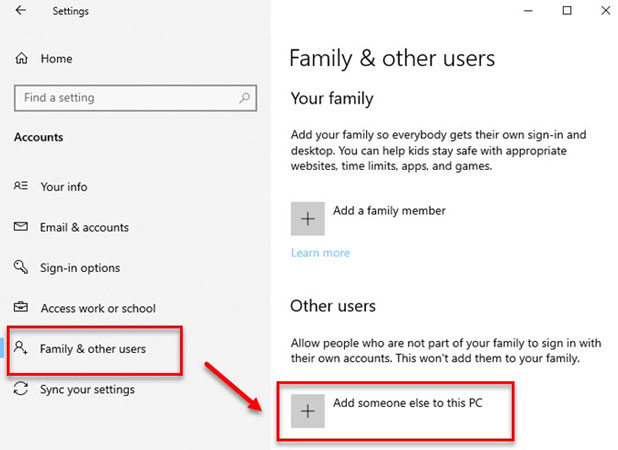 windows 10 remove work or school account without password