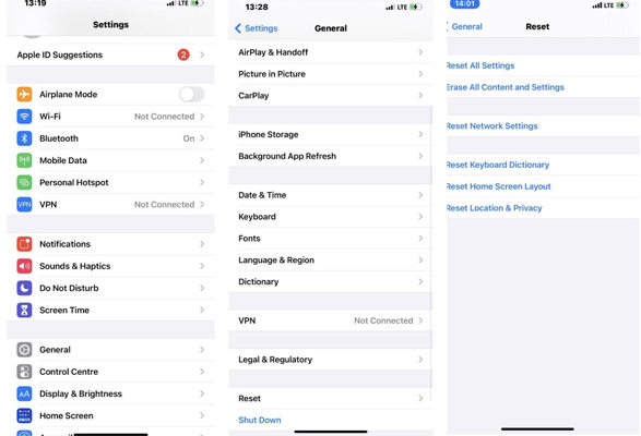 Reset All the Settings on Your iPhone