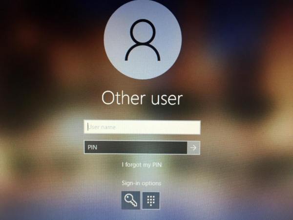 reset password using different sign in option