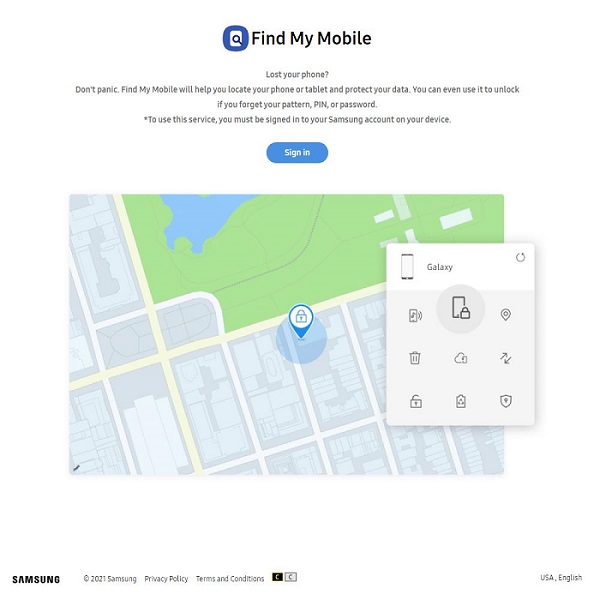Fix Pattern Password Disable Samsung S10/S20/A21S/tabelt via Find My Mobile
