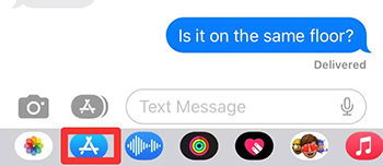 app store in imessage