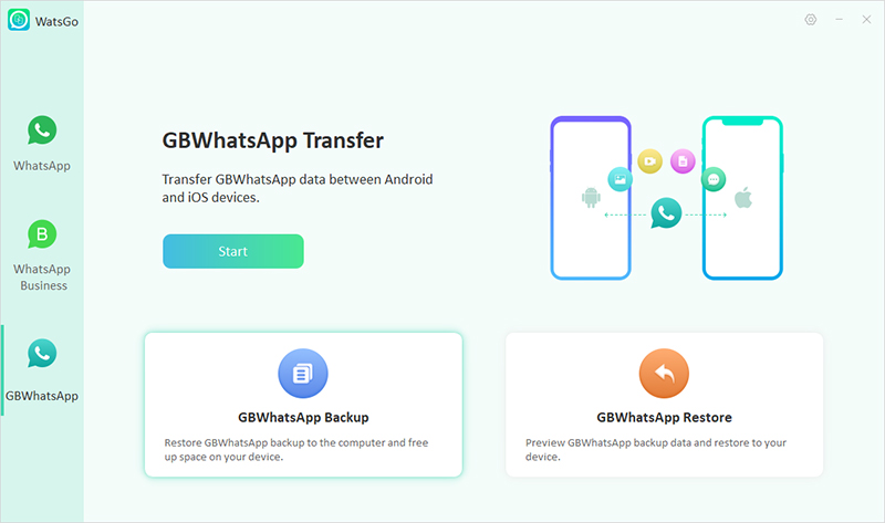 watsgo guide - choose backup gbwhatsapp
