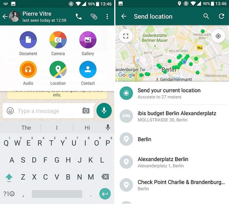 Fake WhatsApp Location Change Location Directly in WhatsApp