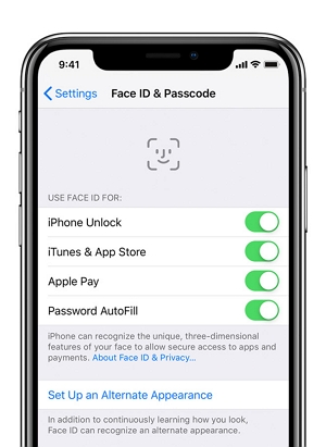 Set Up a New Face ID
