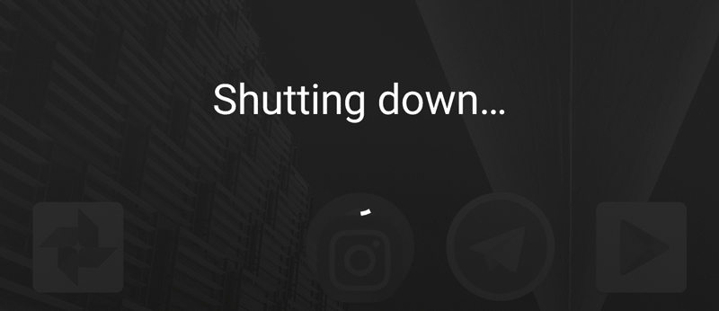 Taking longer to shut down