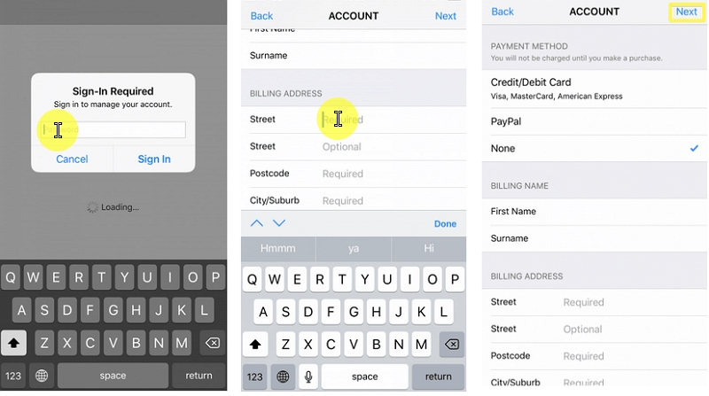 sign in to your Apple ID