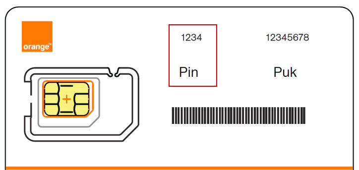 SIM PIN Unlock Code