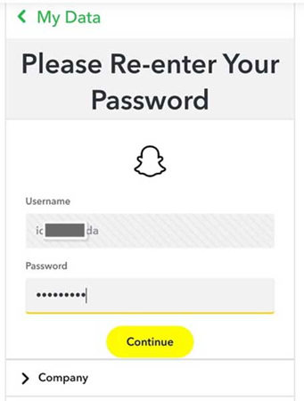Check Snapchat Username and Password