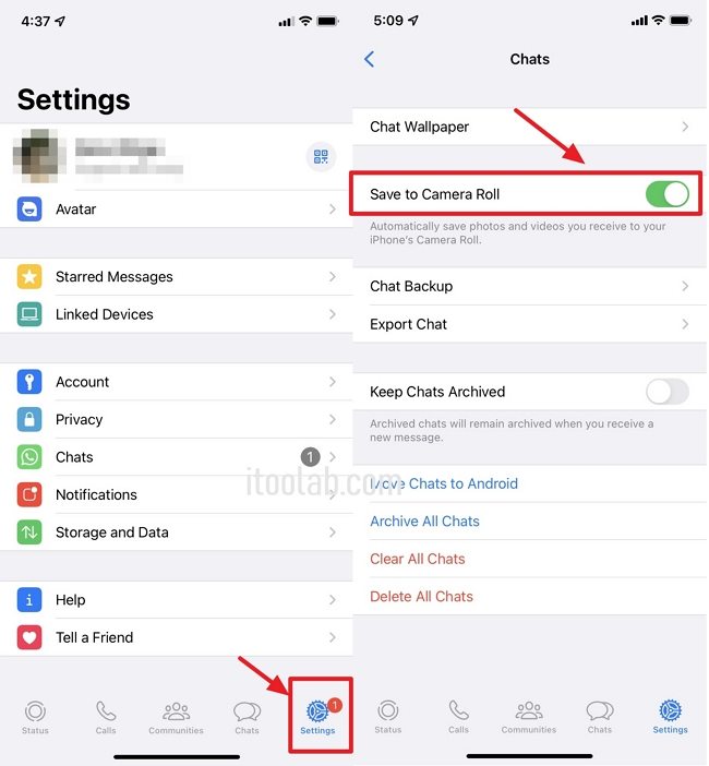 stop whatsapp automatically save