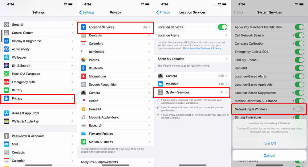 turn off Apple's U1 chip