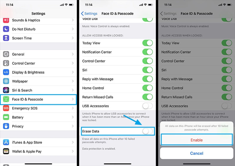 Set Self-Destruct on iPhone
