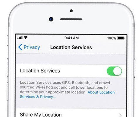 enable loaction service iphone 