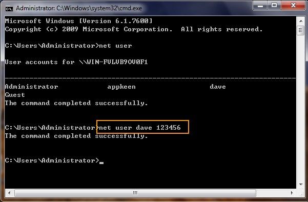 unlock a computer without password