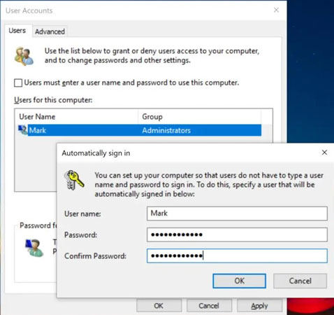 how to unlock computer without password windows 10