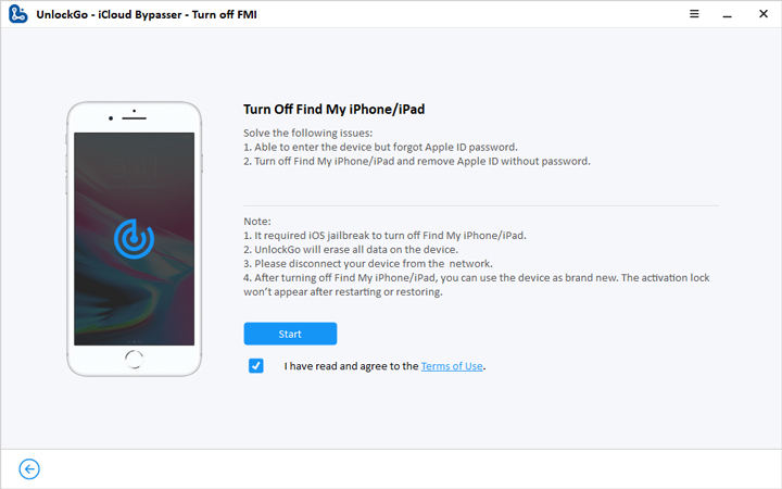 disable Find My iPhone