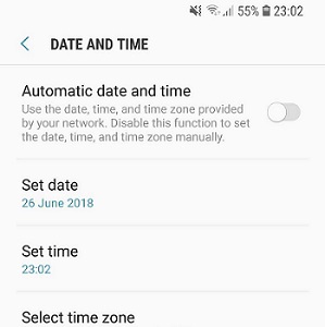 turn off automatic date and time to fix OEM unlock missing on Android