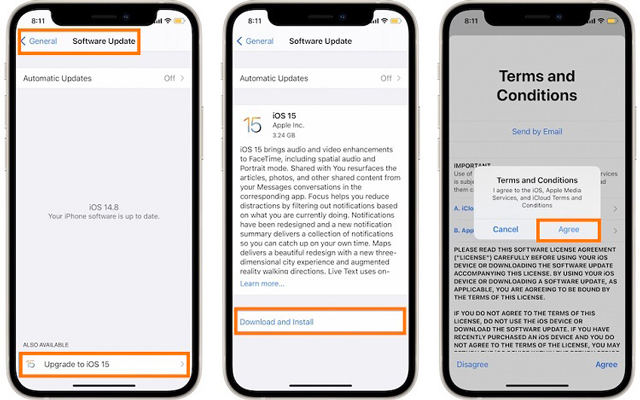 reset all settings iphone
