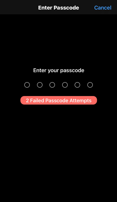 iphone asking for passcode i never set