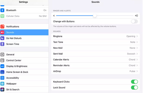 Use the Volume Slider to fix iPad volume button stuck