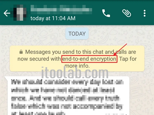 whatsapp encrypted messages