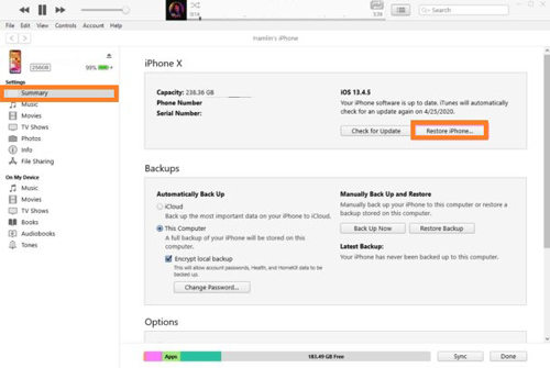 WhatsApp Notification Not Working Restore with iTunes