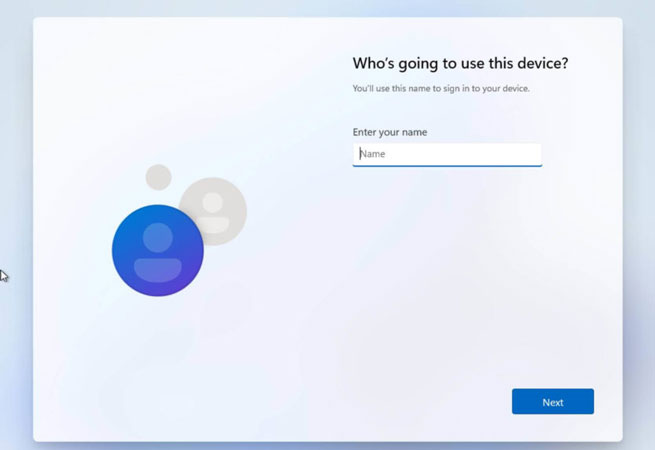 windows 11 sign in with local account