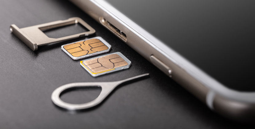 why does my iPhone says no sim different SIM cards