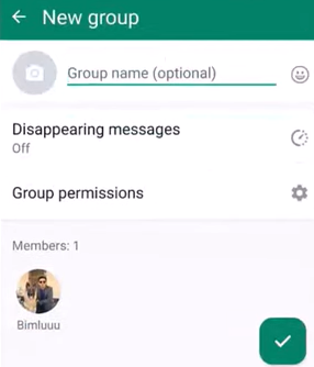 create whatsapp group