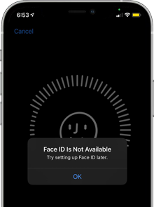 Face ID Not Working