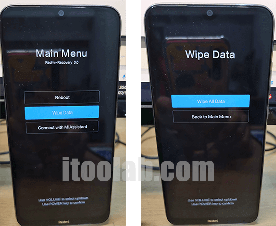 Factory Reset Mi Phone Via Recovery Mode