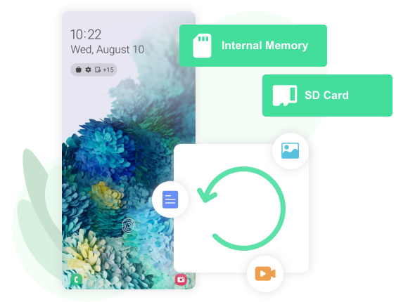 recover from memory sd card recovergo feature