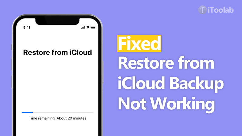 Restore from iCloud Stuck