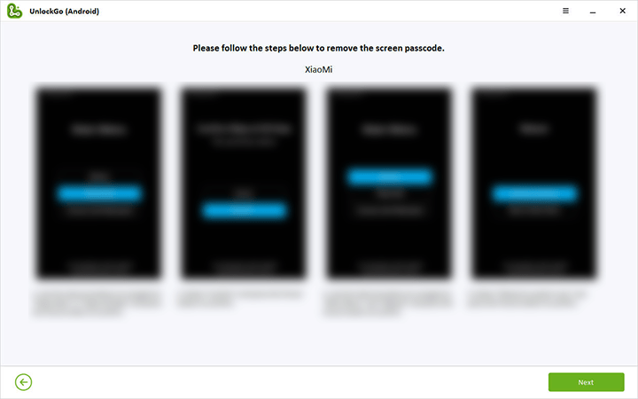 Remove screen lock before Xiaomi bootloader unlock